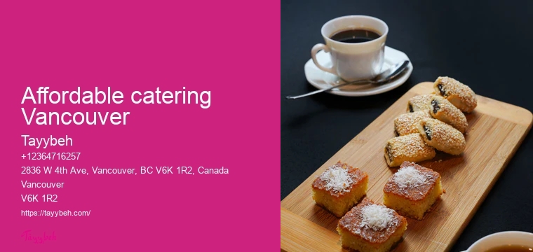 Catering for special occasions Vancouver