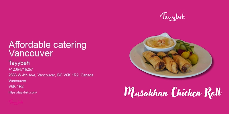 Vancouver Best Syrian Meal Packages