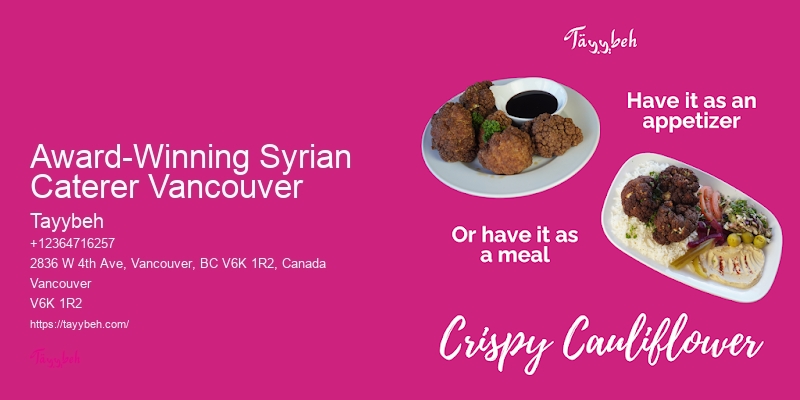 Customizable catering packages Vancouver