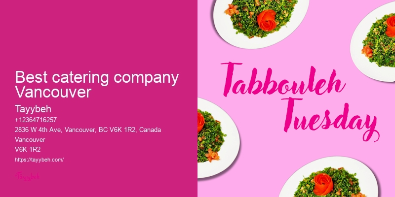 Best Plated Dinner Catering Vancouver