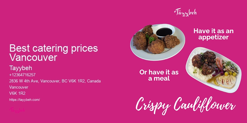 Customized Event Catering Vancouver