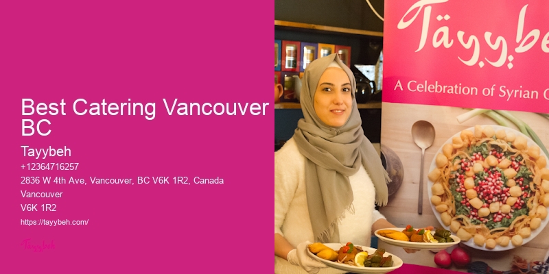 Syrian Food Catering for Corporate Events Vancouver
