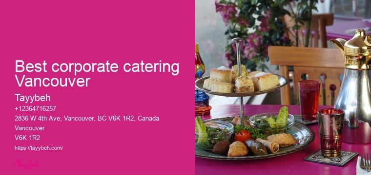 Vancouver catering for seminars