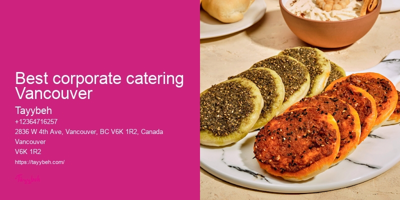 Personalized Catering Solutions Vancouver