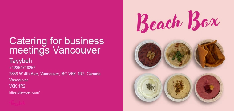 Award-Winning Syrian Caterer Vancouver
