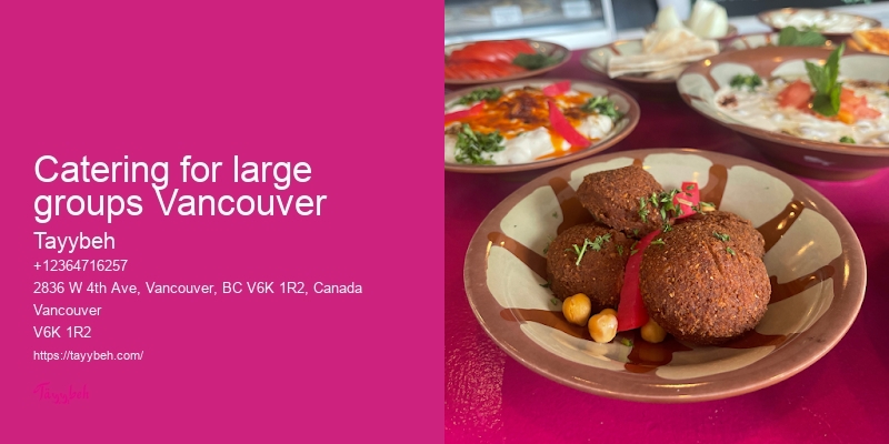 Personalized Catering for Weddings Vancouver