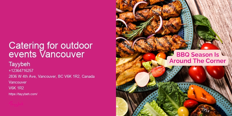 Custom event catering Vancouver