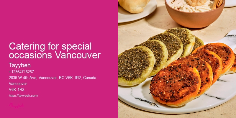 Catering for business meetings Vancouver