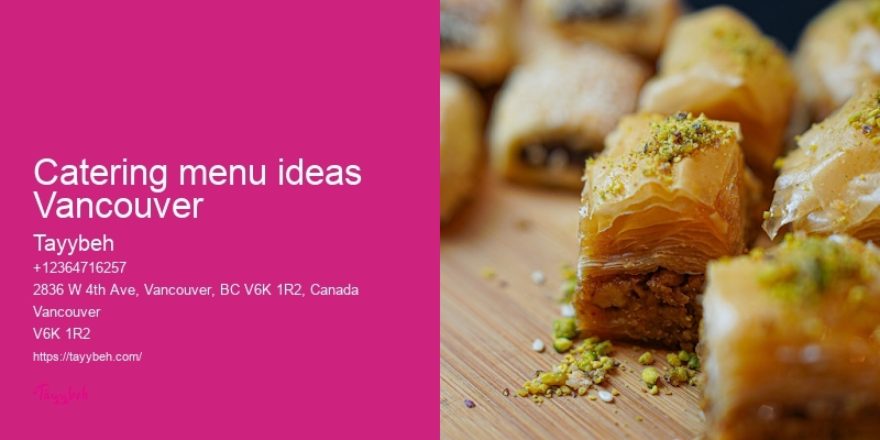 Affordable gourmet catering Vancouver