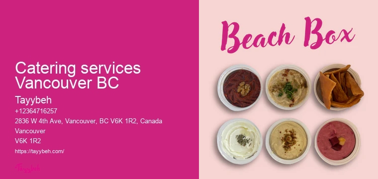 Syrian Caterers Near Me Vancouver