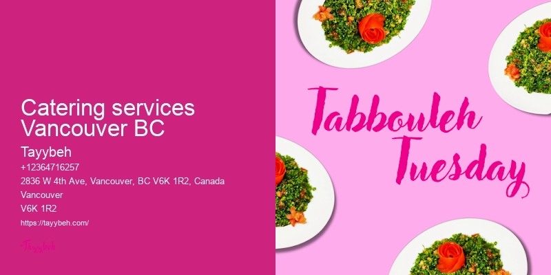 Best catering company Vancouver