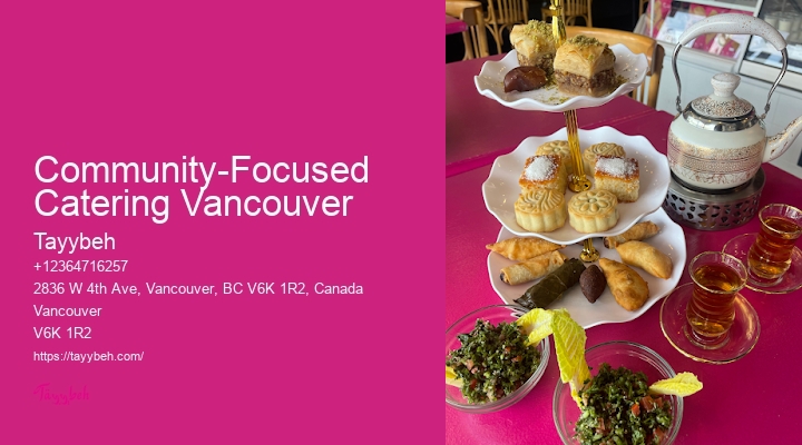 Syrian Food for Events Vancouver