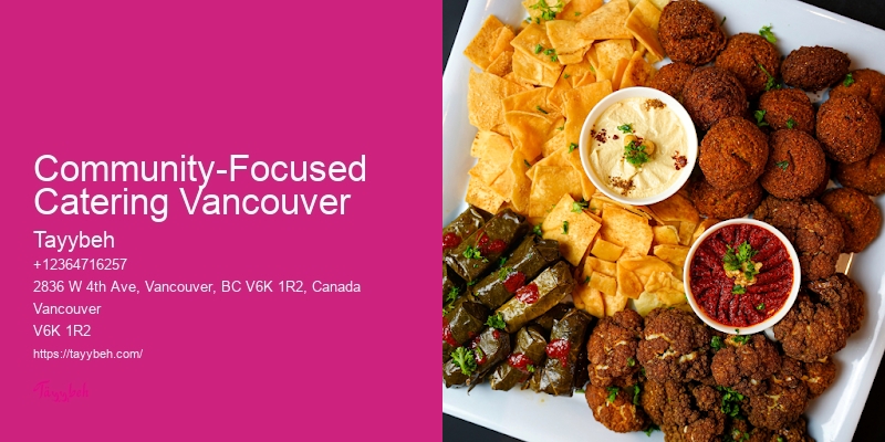 Syrian food catering services Vancouver