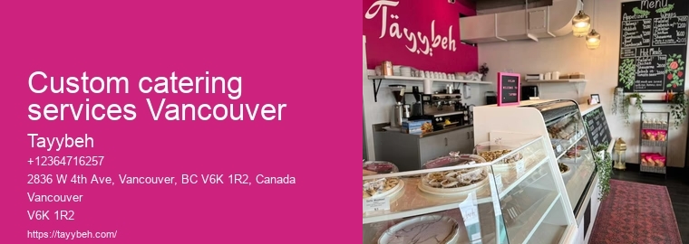Syrian Food for Office Events Vancouver