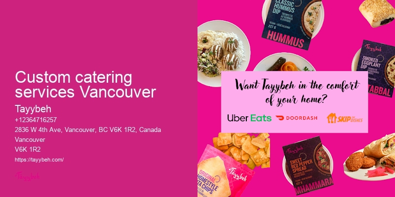 Syrian Restaurant Catering Vancouver