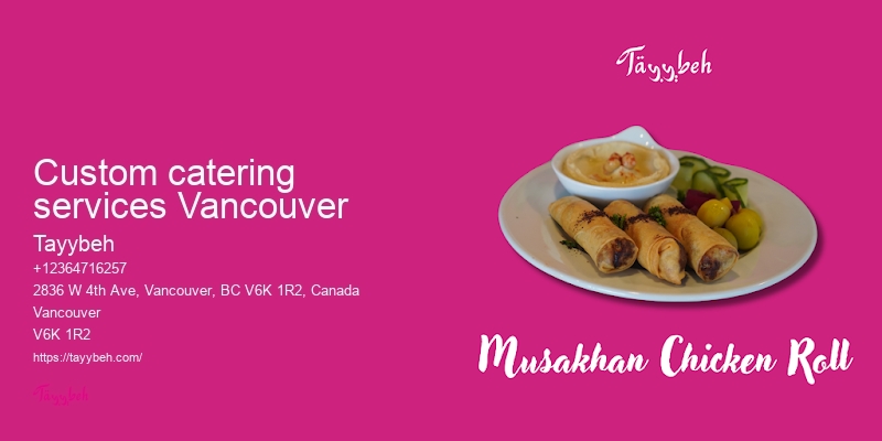 Vancouver catering for holiday parties