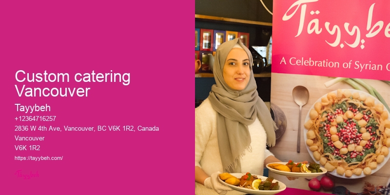 Gourmet catering Vancouver