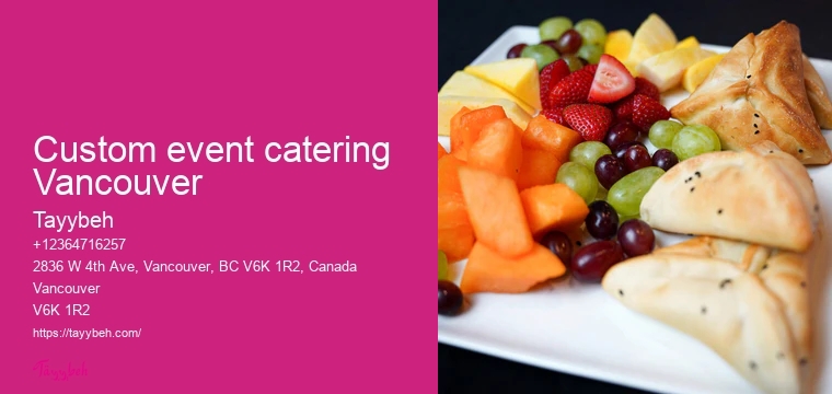 Middle Eastern Food Catering Vancouver