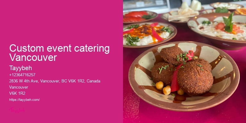Event Catering Specialists Vancouver