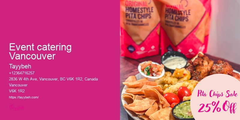 Vancouver catering for special events