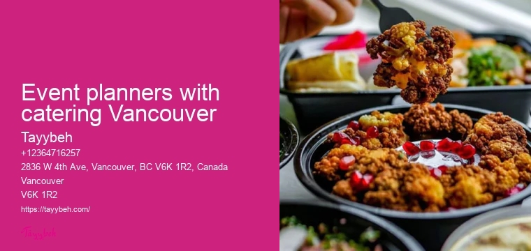 Catering services Vancouver BC