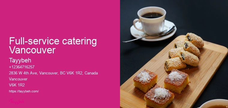 Catering companies Vancouver reviews