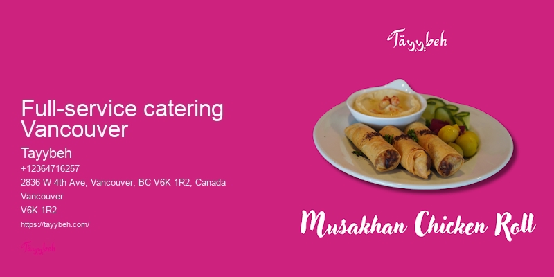 Vancouver full-service catering