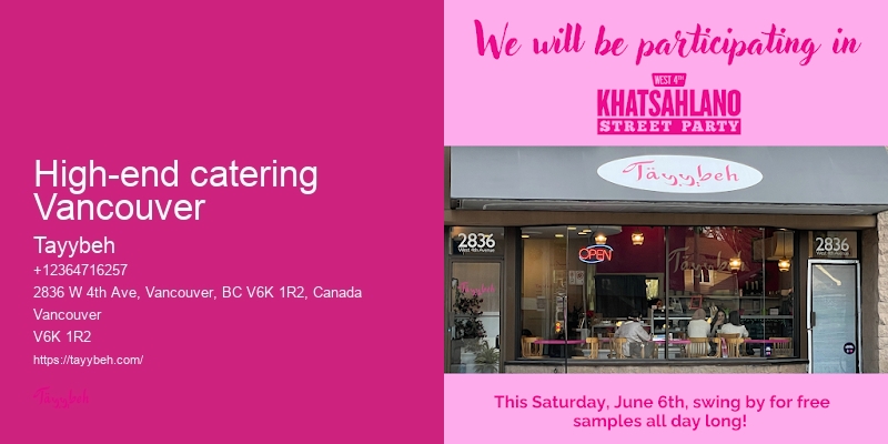 Best BBQ catering Vancouver