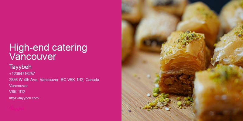 Vancouver catering for weddings
