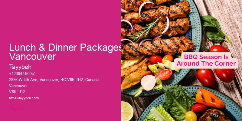 Vancouver catering services near me