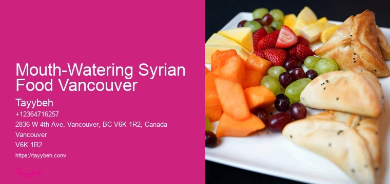 Vancouver specialty catering