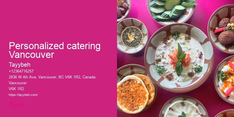 Middle Eastern Food Service Vancouver