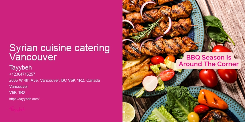 Vancouver catering for upscale events