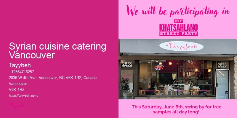 Customized Event Catering Vancouver