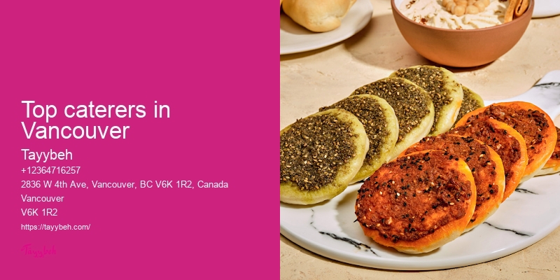 Syrian Food Catering for Parties Vancouver