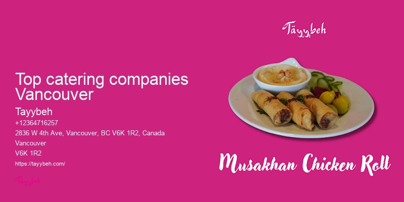 Vancouver catering for parties