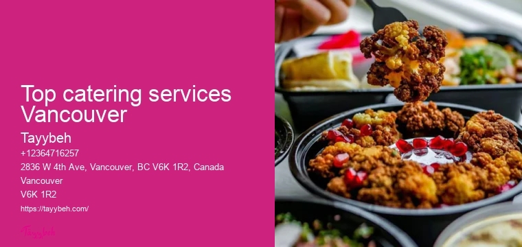 Vancouver specialty catering