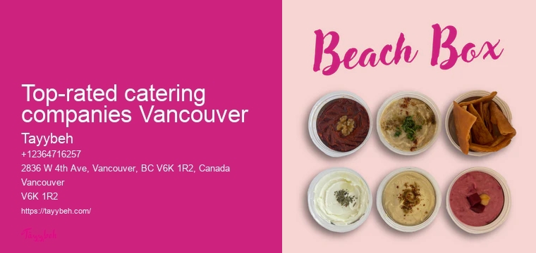 Syrian Plated Meal Packages Vancouver