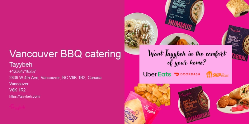 Healthy Syrian Catering Vancouver