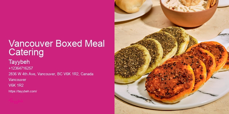 On-site catering services Vancouver