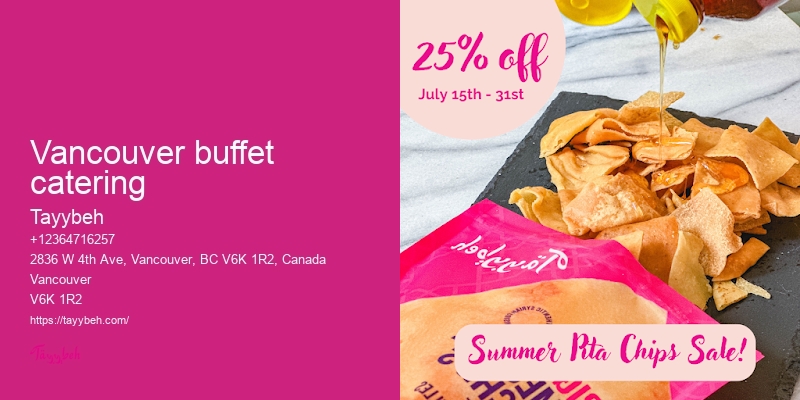 Vancouver buffet catering