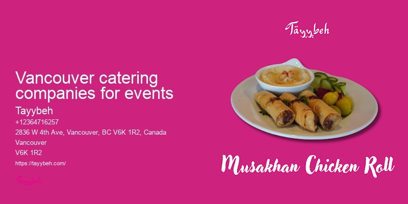Authentic Syrian Meals Vancouver