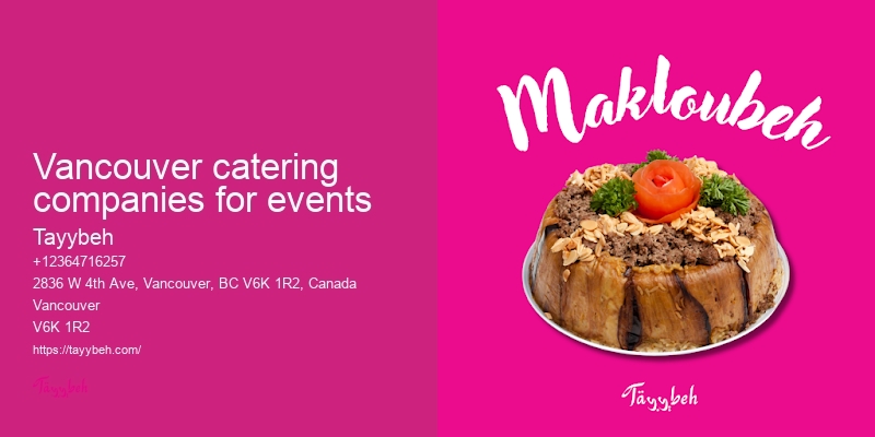 Vancouver catering for company picnics