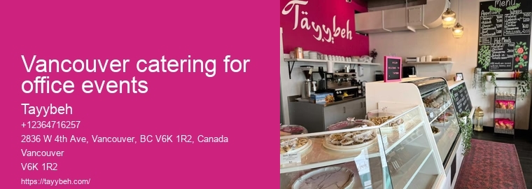 Specialty catering Vancouver