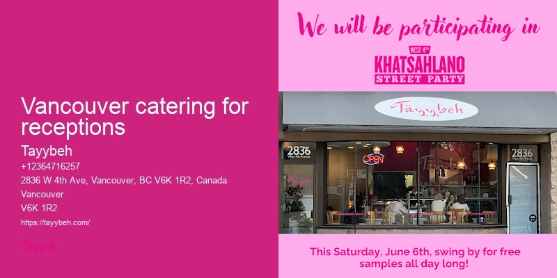 Healthy Syrian Food Vancouver