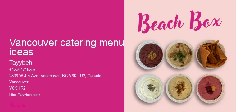 Top Syrian Food Catering Vancouver