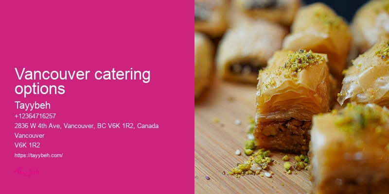 Middle Eastern Gourmet Catering Vancouver