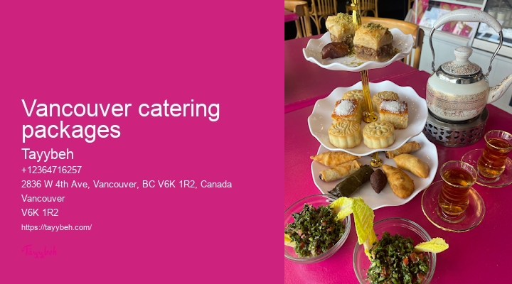 Syrian Food for Celebrations Vancouver