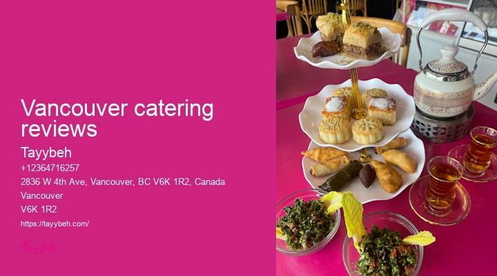 Vancouver wedding catering