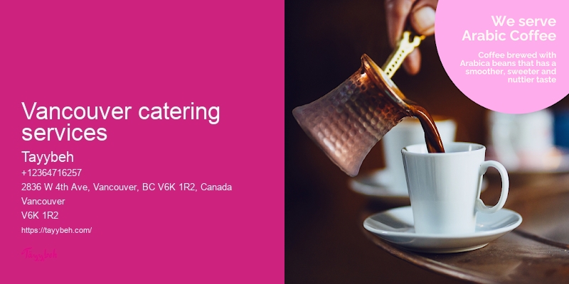 Vancouver upscale catering
